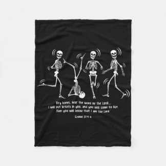 Couverture Polaire Funny Skeleton Dancing Dry Bones Come Alive Hallow