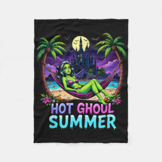 Couverture Polaire Funny Skeleton Ice Cream Hot Ghoul Summer Summerwe