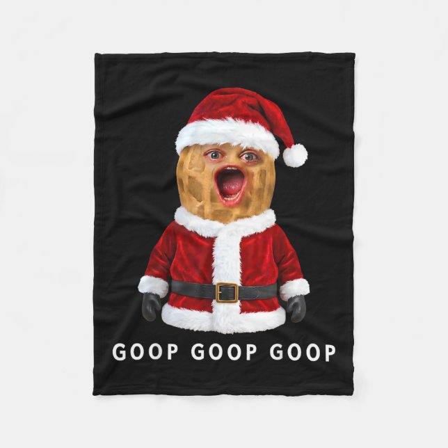 Couverture Polaire Funny The Burnt Peanut Goop Bungulator Christmas  (Devant)