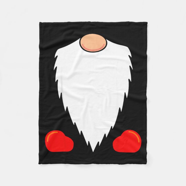 Couverture Polaire Funny Tomte Swedish Gnome Beard Christmas Yule Nis (Devant)