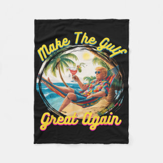 Couverture Polaire Funny Trump Shirt Make The Gulf Great Trump Mercha