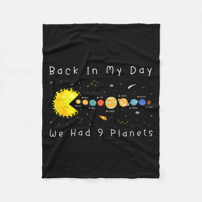 Couverture Polaire Funny Video Games Back In My Day We Had Nine Plane (Devant)