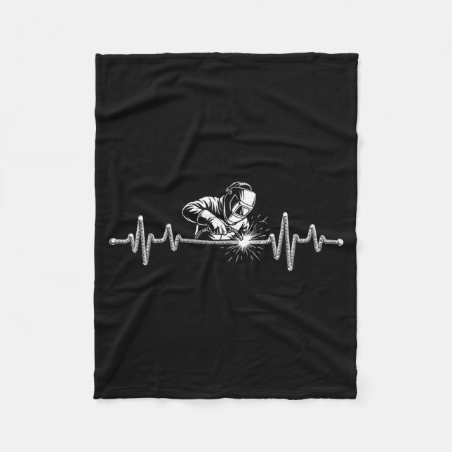 Couverture Polaire Funny Welding Weldermen Women Fusing Mig Welding H (Devant)