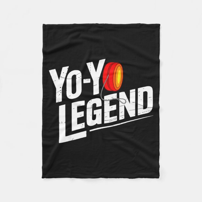 Couverture Polaire Funny Yoyo Player Legend Yo-yo Performer  (Devant)