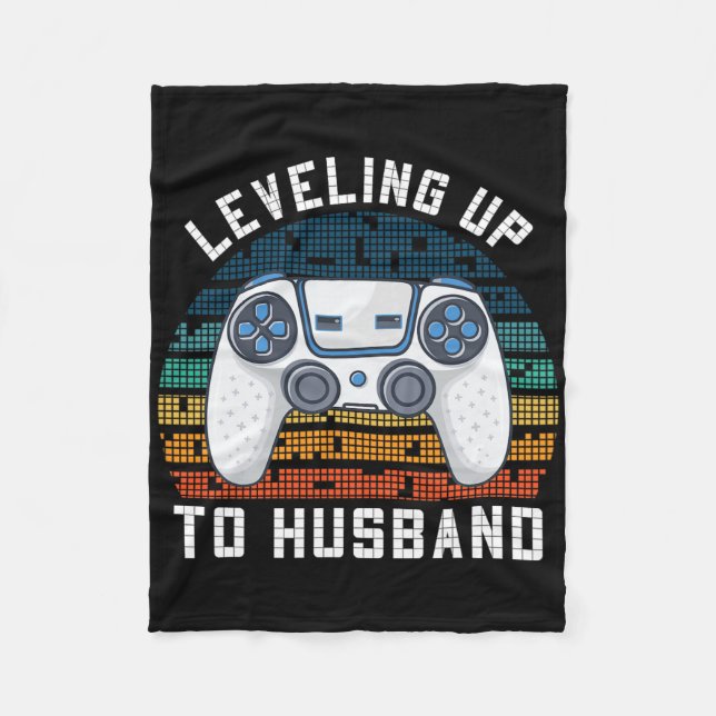 Couverture Polaire Futur mari cool Engagement Hommes Garçons Marié Po (Devant)