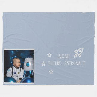 Couverture Polaire Futurs Astronautes Enfants Personnalisés