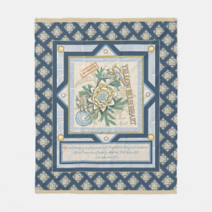 Couverture Polaire G Bureau de la création Fleur jaune