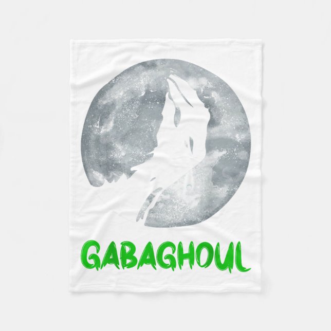 Couverture Polaire Gabaghoul Funny Hand Moon Bigfoot Santa Christmas  (Devant)