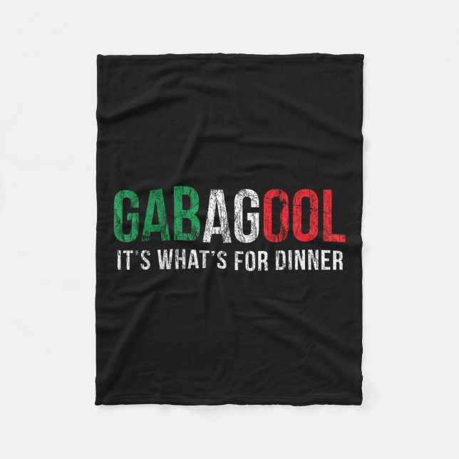 Couverture Polaire Gabagool Cacola Meat Lover New Jersey Italian Gift (Devant)