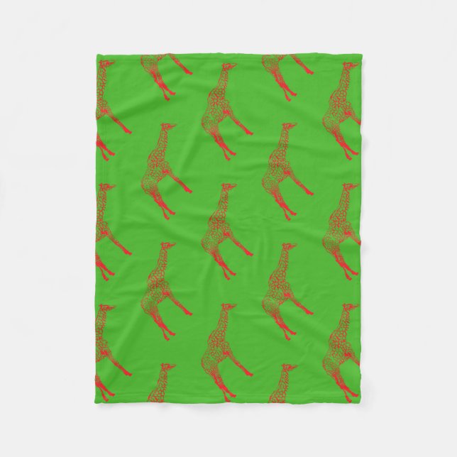 Couverture Polaire Gabarit rouge (Devant)