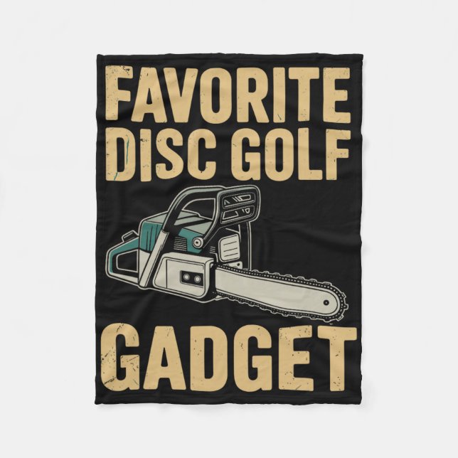 Couverture Polaire Gadget préféré de disc golf Drôle de disc golf _1  (Devant)