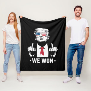 Couverture Polaire Gagnant Trump Nous avons gagné Jour d'inauguration