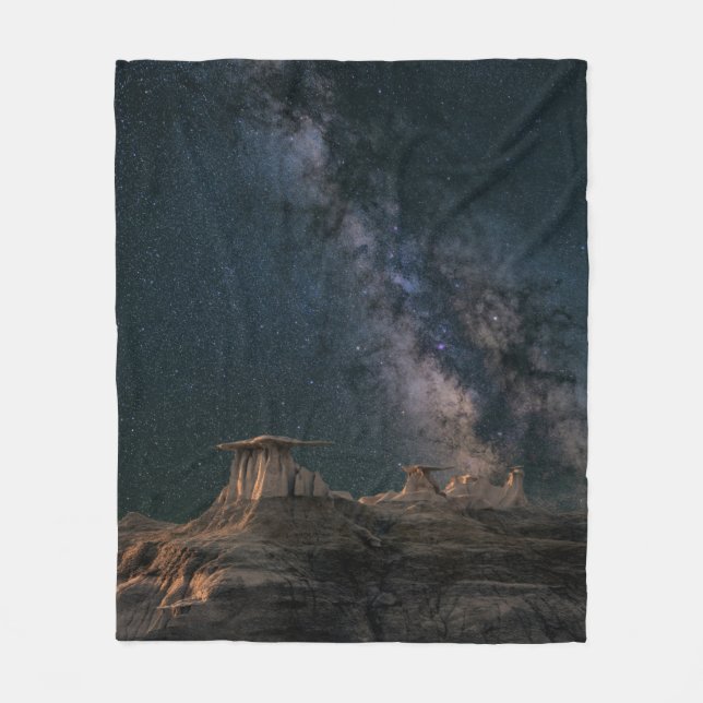 Couverture Polaire Galaxie colorée (Devant)