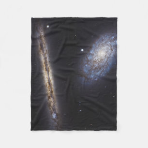 Couverture Polaire Galaxie Edge-On Ngc 4302 & Galaxie Tilted Ngc 4298