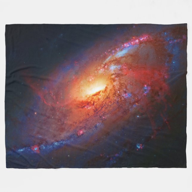Couverture Polaire Galaxie en spirale M106 dans des cannes Venatici (Devant (Horizontal))