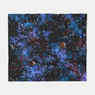 Couverture Polaire Galaxies colorées, étoiles et planètes