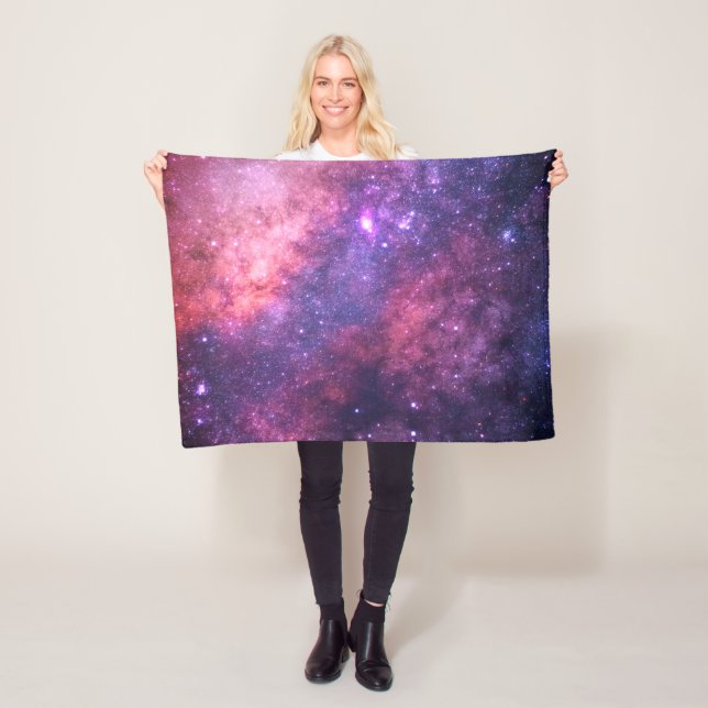 Couverture Polaire Galaxy Planètes spatiales étoiles Ciel Univers Fui (En situation)