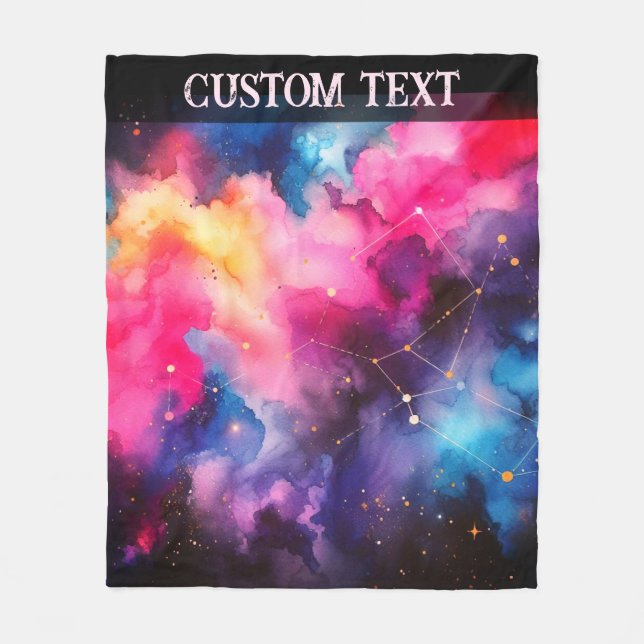 Couverture Polaire Galaxy Veil (Devant)