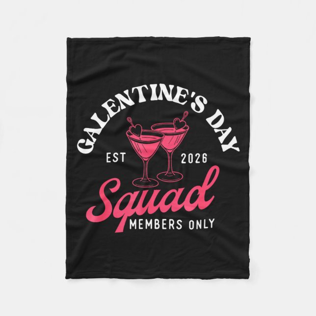 Couverture Polaire Galentine's Day Squad - Galentine's Day Gals Siste (Devant)
