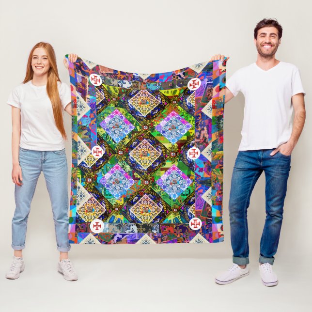 Couverture Polaire Galo de Barcelos, Portugal (En situation)