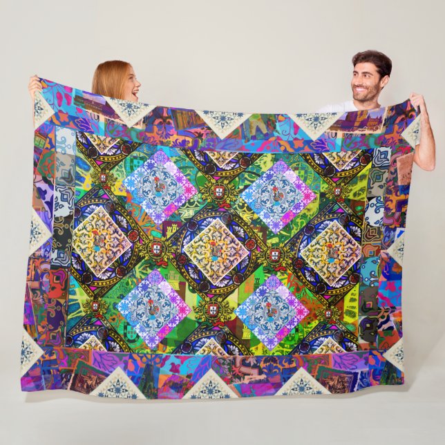 Couverture Polaire Galo de Barcelos, Portugal (En situation)