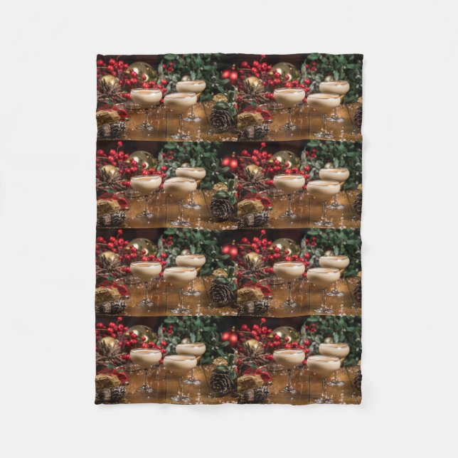 COUVERTURE POLAIRE *GALORE DE COCKTAILS* BLANCHET DE NOËL (Devant)