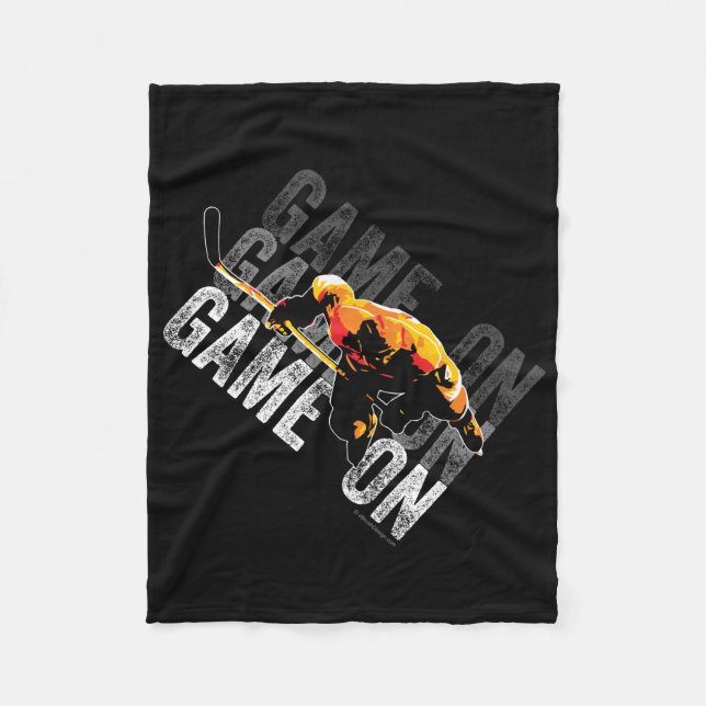Couverture Polaire Game On (Hockey) Fleece Blanket (Devant)