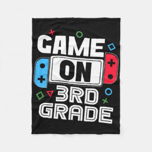 Couverture Polaire Gamer Ck à l'école jeu drôle 3e année enfants garç