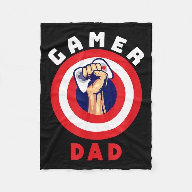Couverture Polaire Gamer Dad Funny Gaming Quotes Cool Fathers Gift  (Devant)