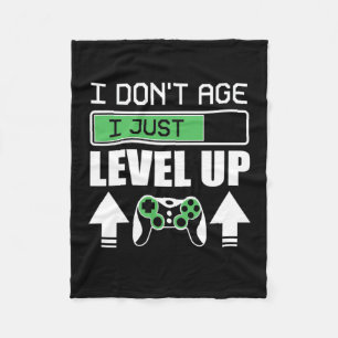 Couverture Polaire Gamer Do Not Age I Just Level