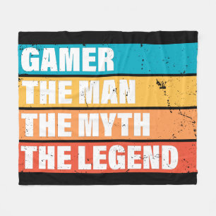Couverture Polaire Gamer. L'Homme. Le Mythe. La Légende.