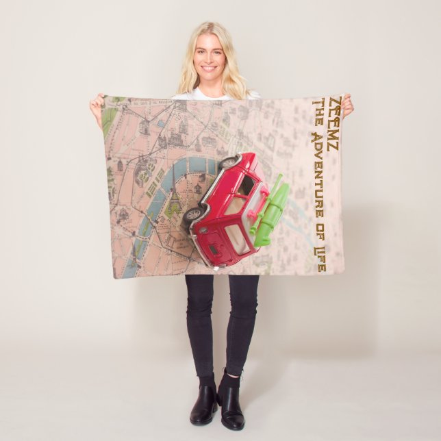 Couverture Polaire Gamer Life Adventure with Zeemz TTRPG Tabletop (En situation)