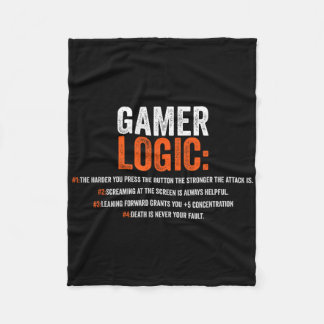Couverture Polaire Gamer Logic