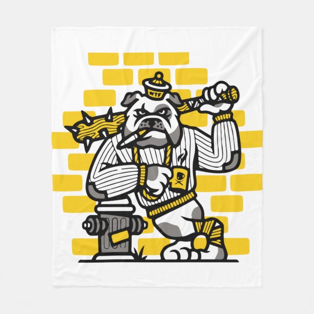 Couverture Polaire Gang du Bulldog (Devant)