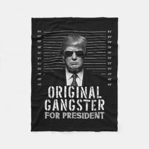 Couverture Polaire Gangster Original Pour Le Président Donald Trump M