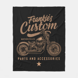 Couverture Polaire Garage de motocyclette Bobber personnalisé