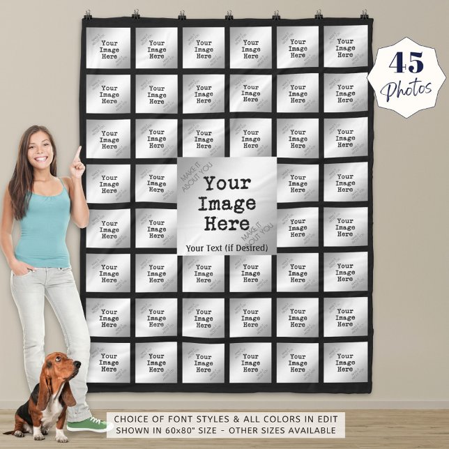 Couverture Polaire Garde-collage de 45 photos (Créateur téléchargé)