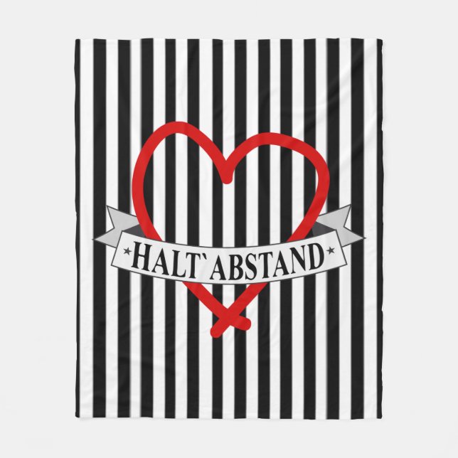 COUVERTURE POLAIRE GARDE DE DISTANCE A COEUR (Devant)