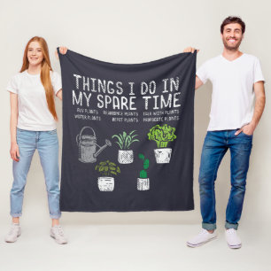 Couverture Polaire Gardener Plante intérieur Activités de temps libre