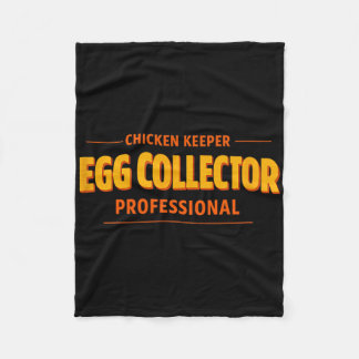 Couverture Polaire Gardeuse de poulets Collectrice d'œufs Humour Ckya