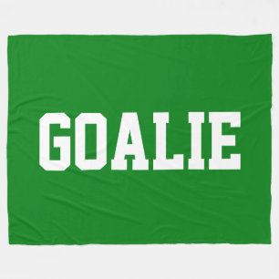Couverture Polaire GARDIEN Sportif Athlétique Texte Blanc Sur Fond Ve