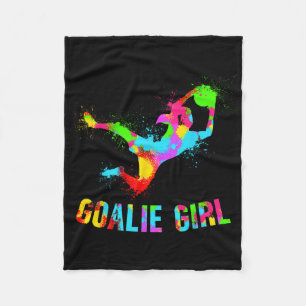 Couverture Polaire Gardienne de but de football fille Gardienne de fo