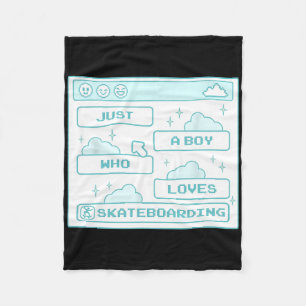 Couverture Polaire Gars geek nerd cool gamer de l'ordinateur PC qui a