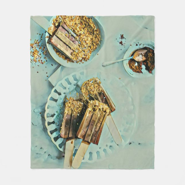 Couverture Polaire Gâteau à la crème glacée (Devant)