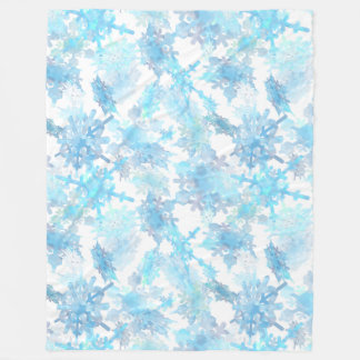 Couverture Polaire Géant Flammes De Neige Douce