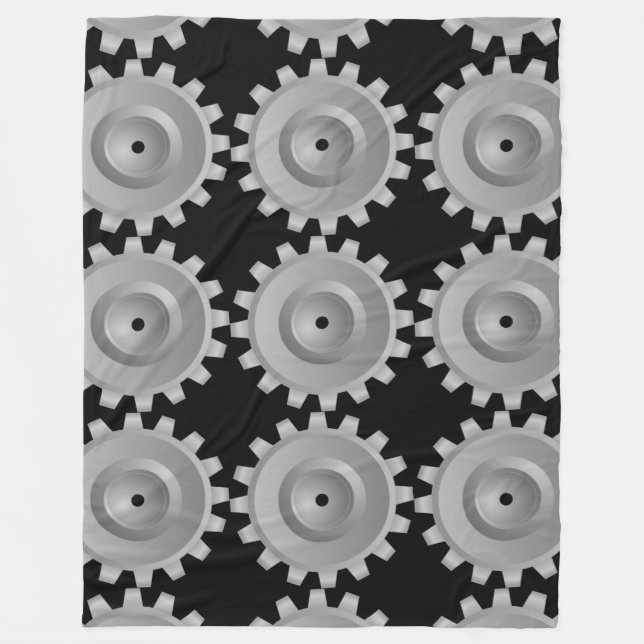 Couverture Polaire Gear gris (Devant)