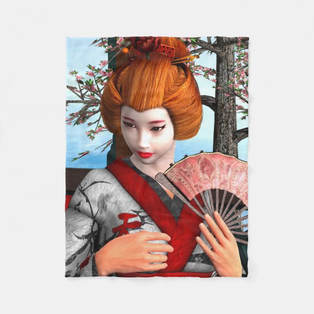 Couverture Polaire Geisha (Devant)