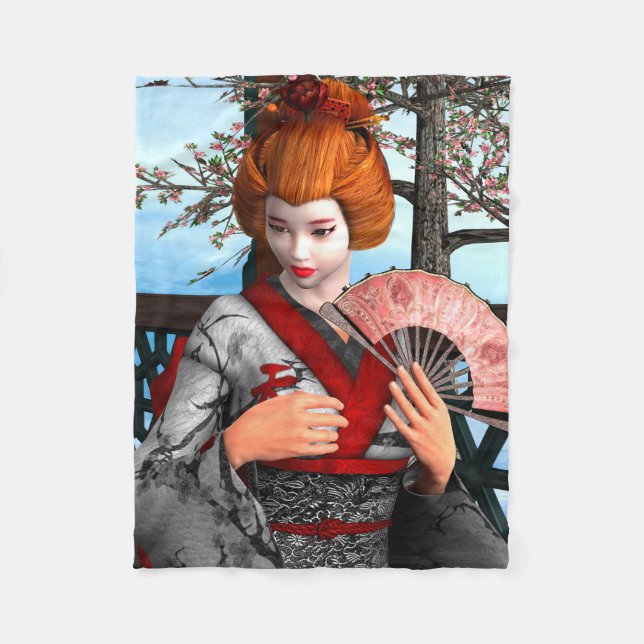 Couverture Polaire Geisha (Devant)