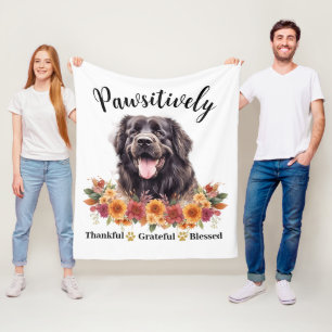 Couverture Polaire Génial et gracieux, bienheureux, mignon chien