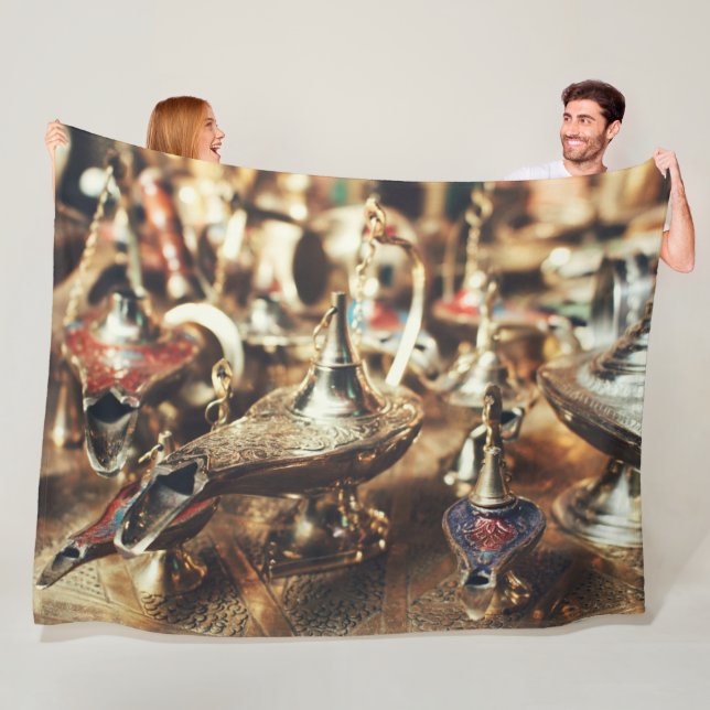 COUVERTURE POLAIRE GENIE LAMPS (En situation)